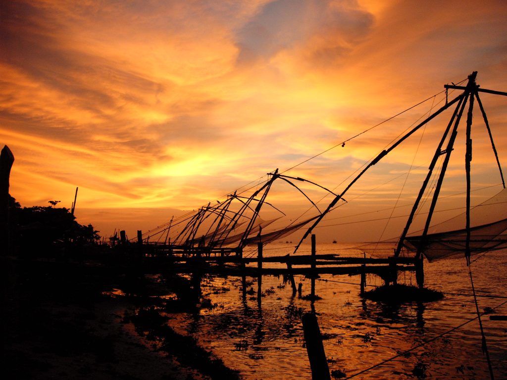 Carrelets chinois de Cochin